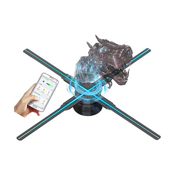 Holographic Projector, Z9H 85cm 3D Hologram Display WiFi LED Fan Projector  Advertising Displayer, for Holiday(British regulatory) price in UAE,  UAE